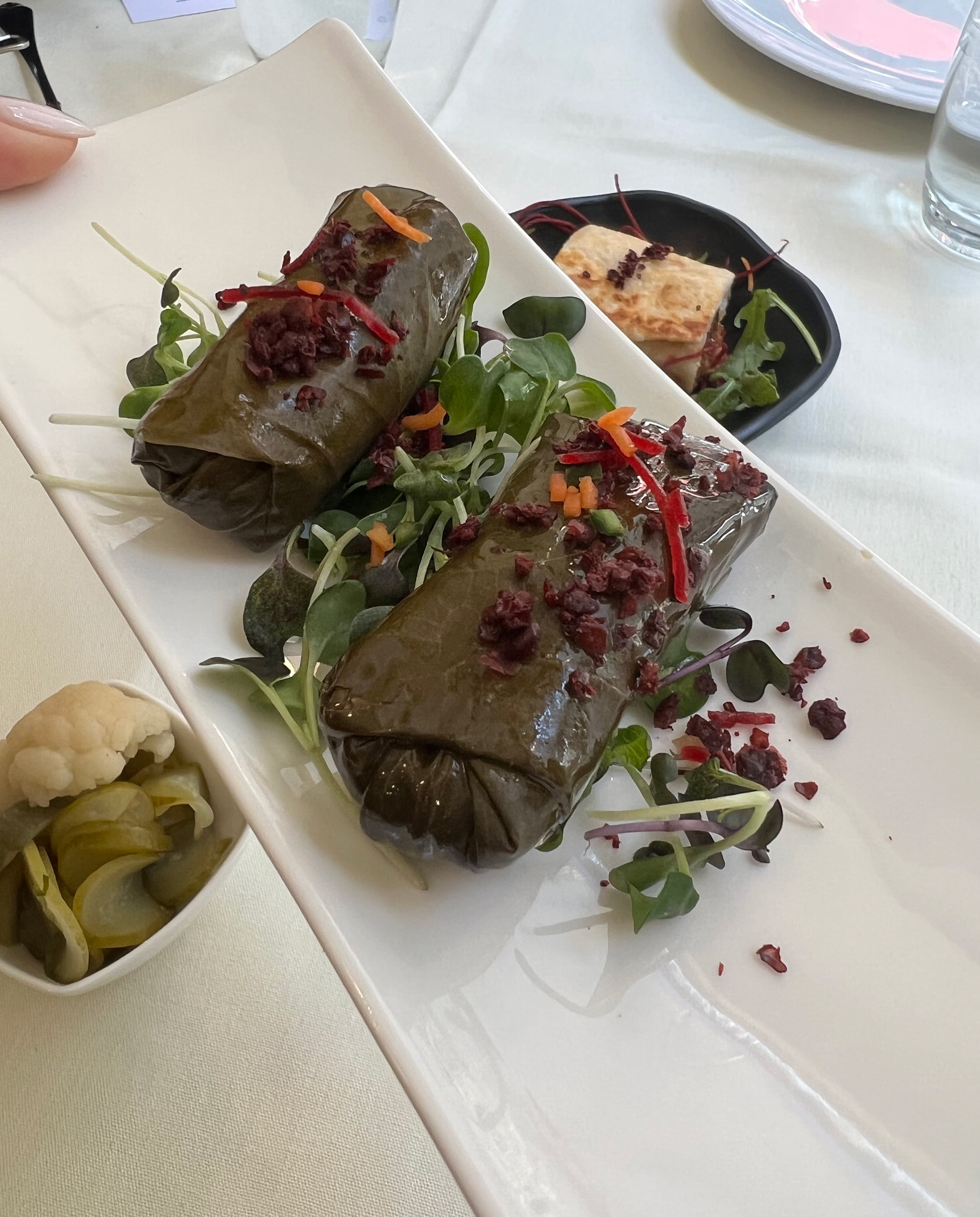 Stuffed grape leaves
